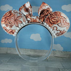 Rose Gold Flower Ears