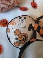 Retro Halloween Mouse Ears