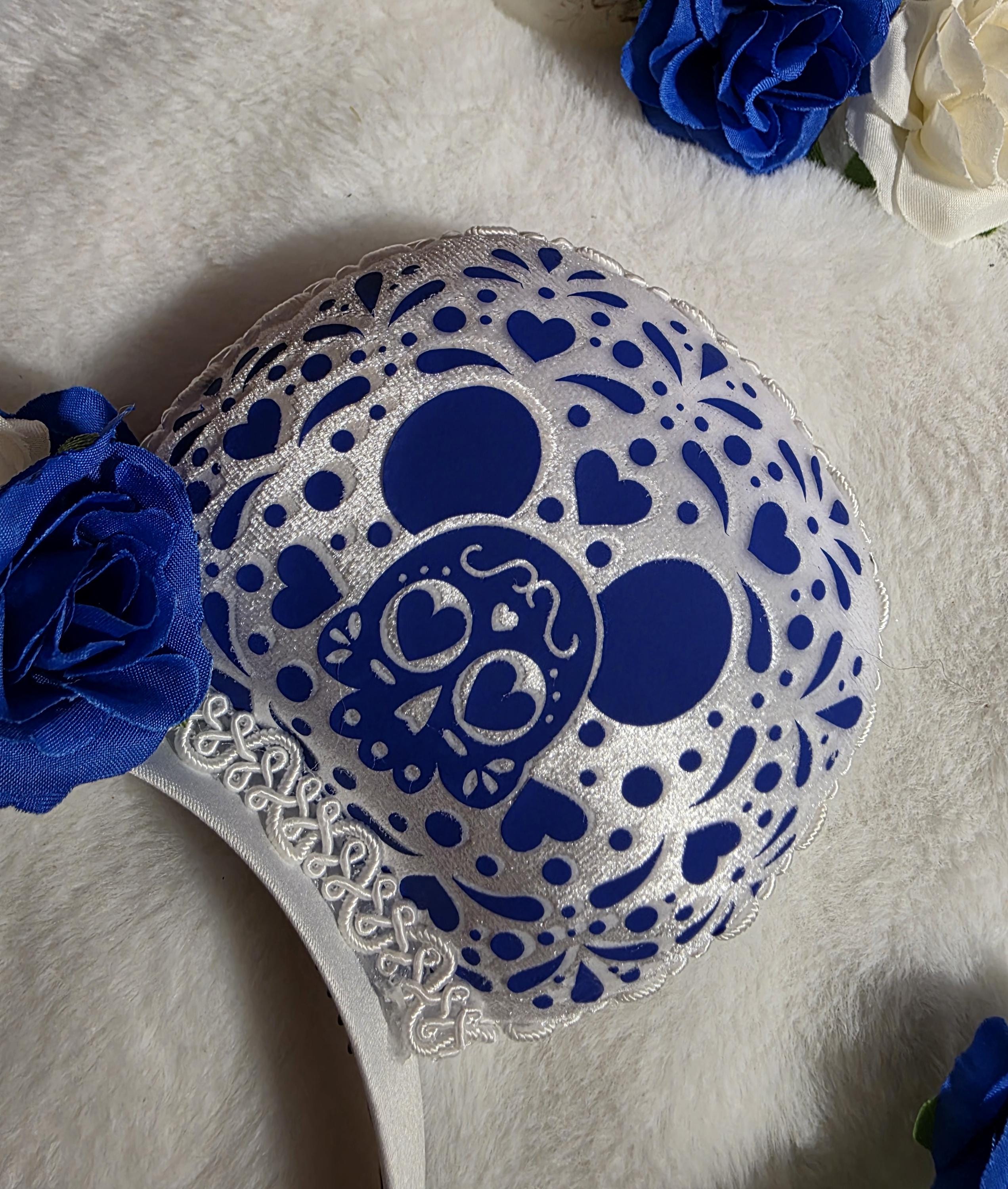 Blue Talavera Ears