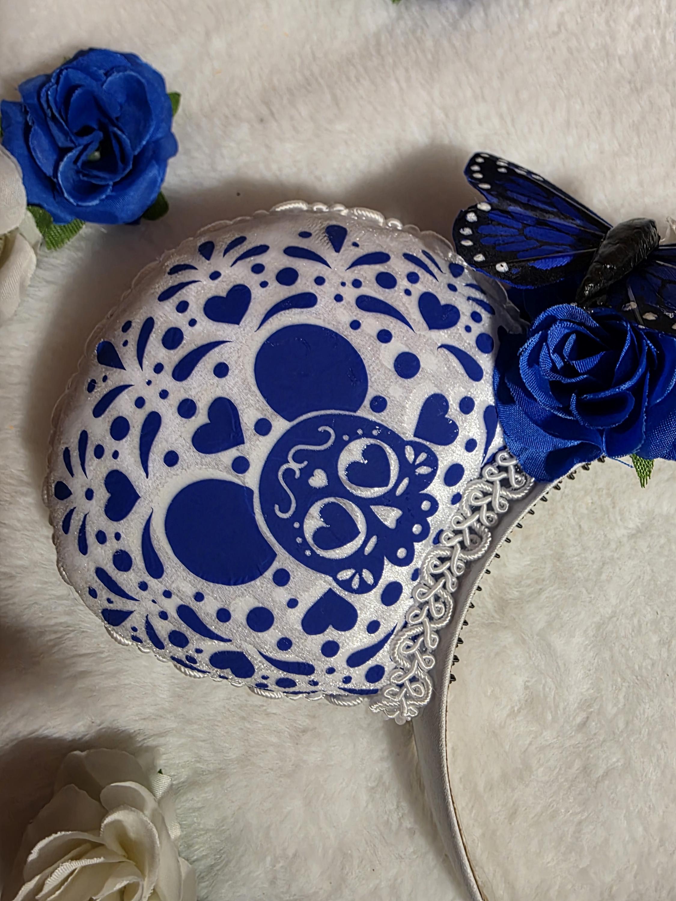 Blue Talavera Ears