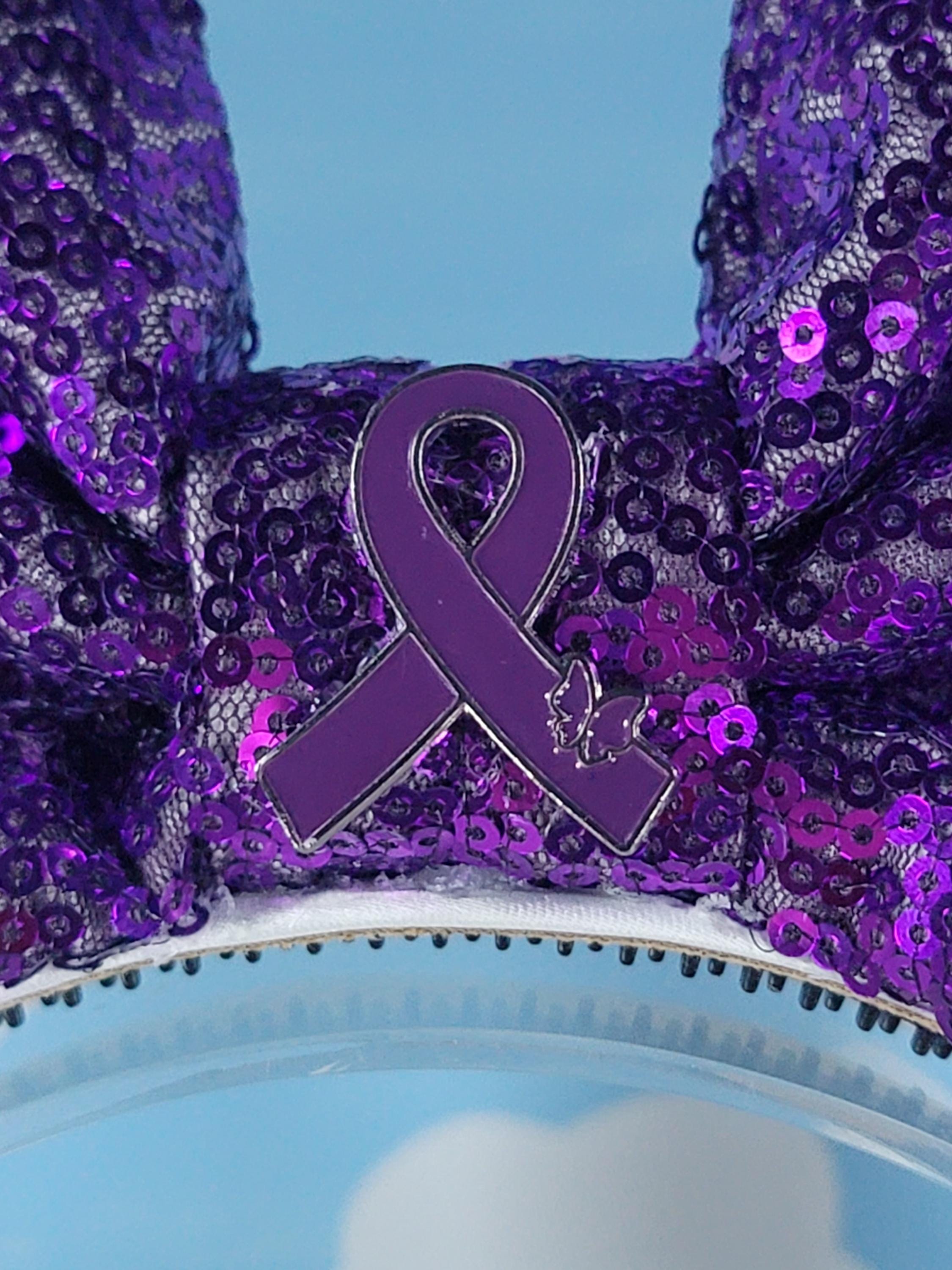 Purple Butterfly Ears