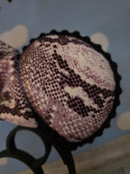Pink Snake Skin Ears