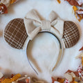 Brown Fall Plaid Ears