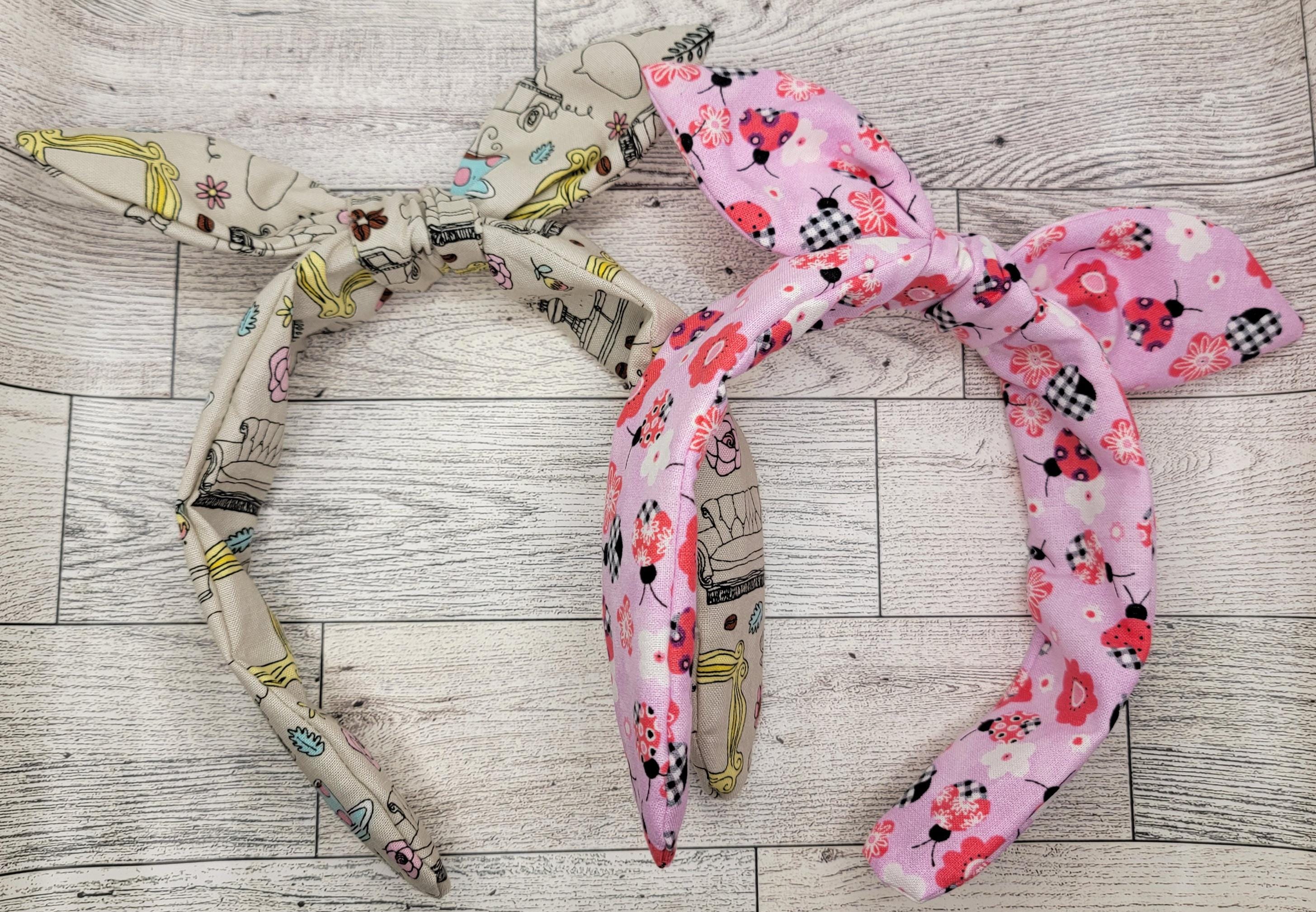 NON Character Knotted Bow Headbands