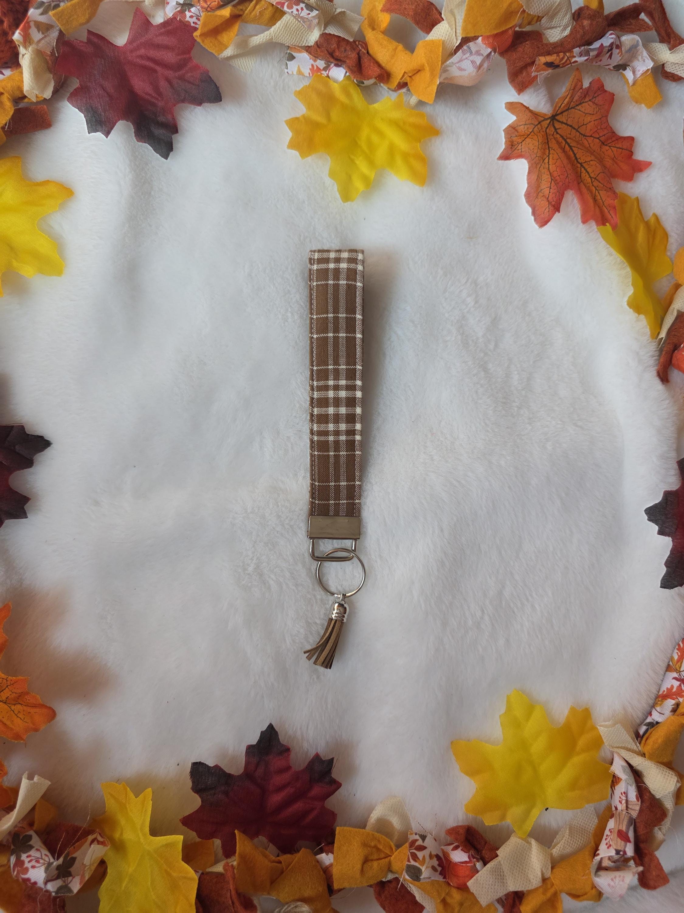 Fall Wristlet Keychains
