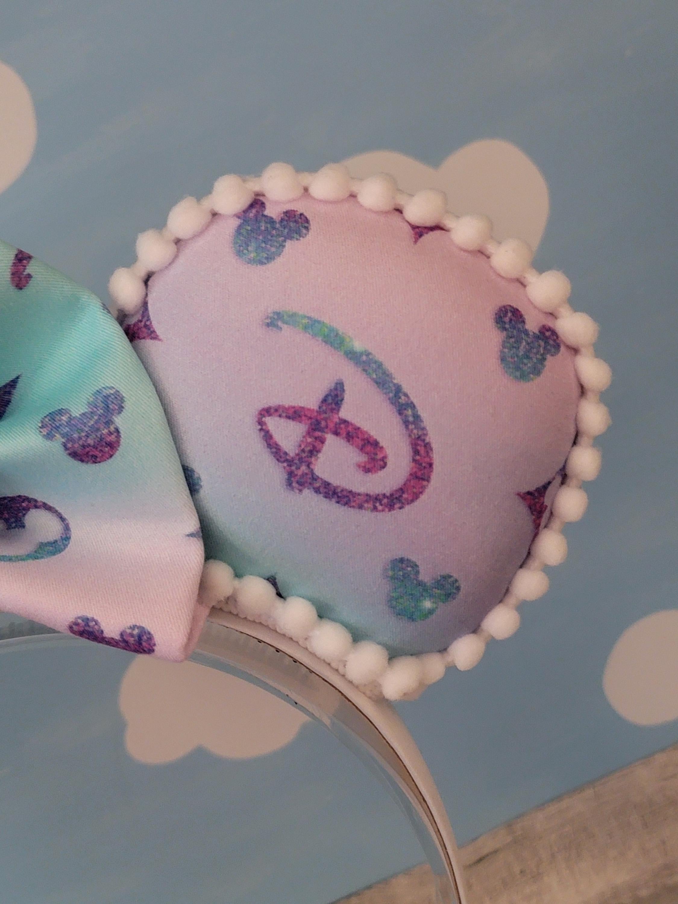 Blue and Purple Ombre Ears