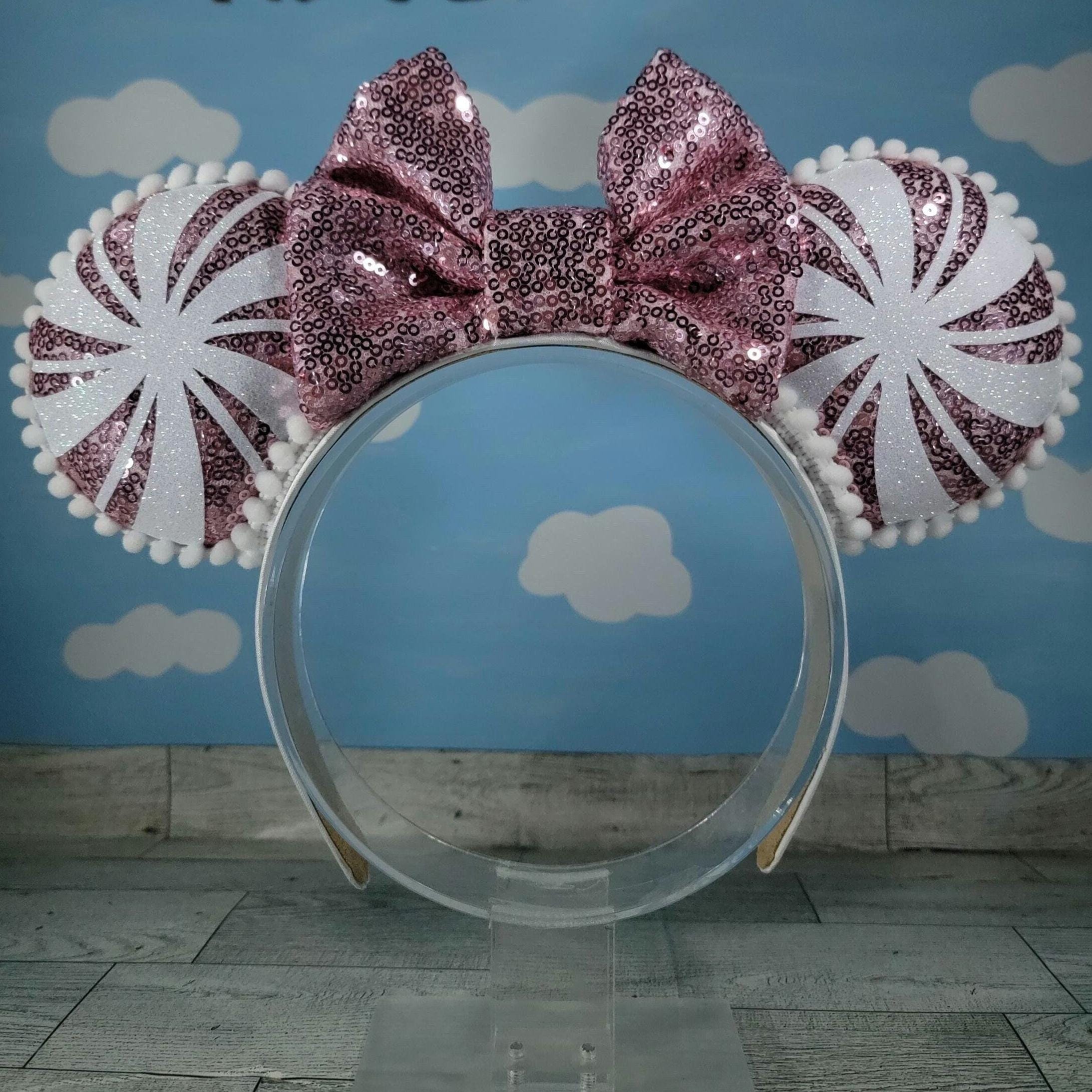 Pink Peppermint Candy Ears