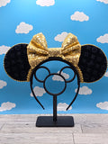 Embossed Velvet LV Ears (Black)
