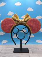 Embossed Velvet LV Ears (Pink)