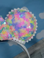 Rainbow Confetti Ears