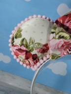 Pink Flowers Ears