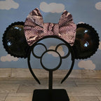 Faux Leather Pink Snake Ears READY TO SHIP