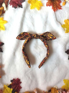 Fall Knotted Bow Headbands