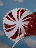 Red Peppermint Candy Ears