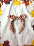 Fall Knotted Bow Headbands