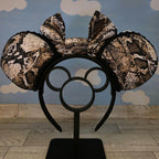 Brown Snake Skin Ears