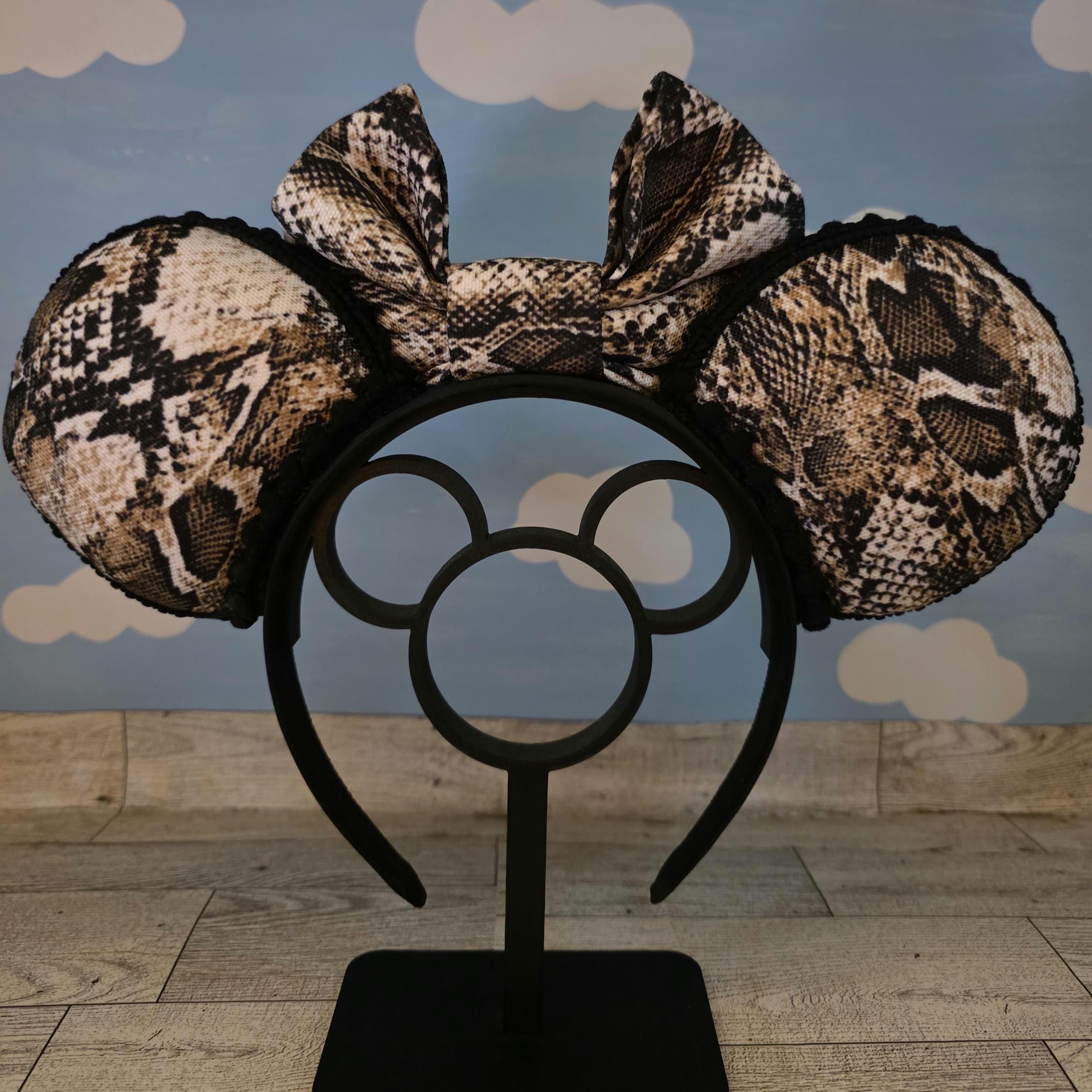 Brown Snake Skin Ears