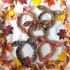 Fall Knotted Bow Headbands