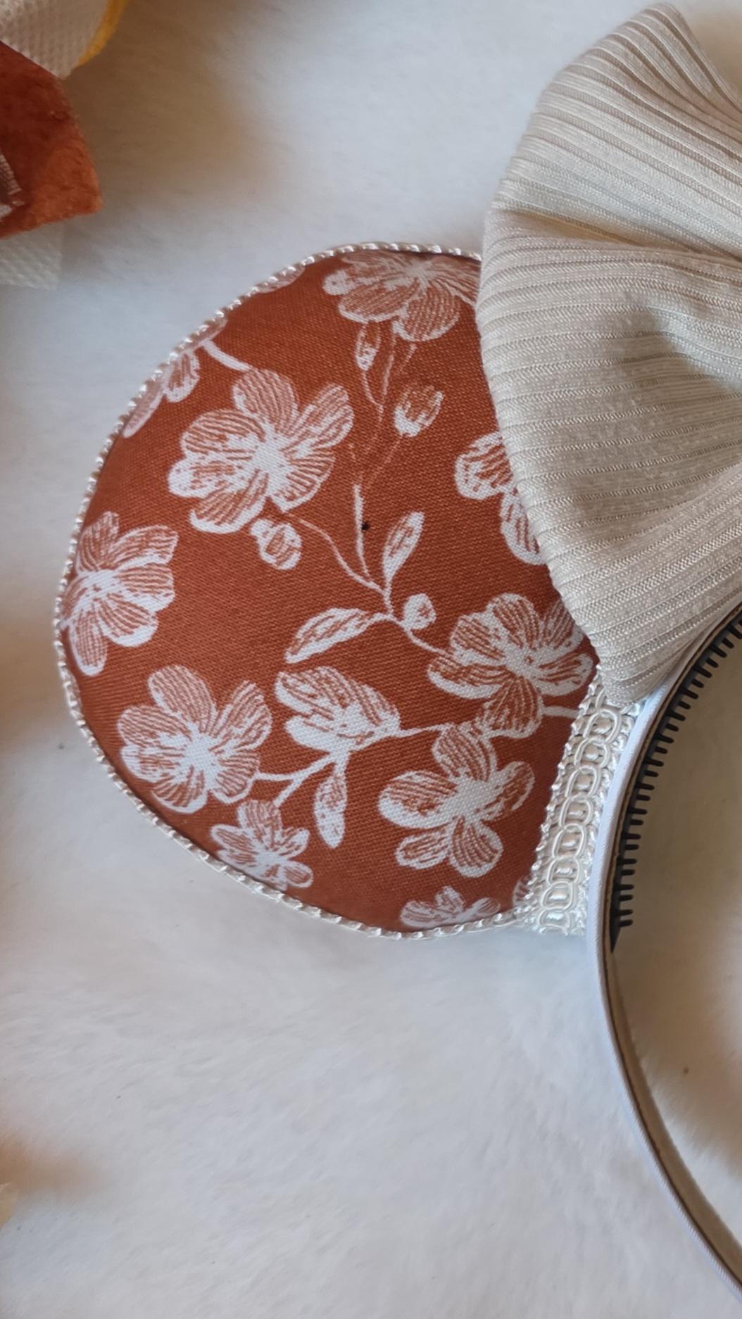 Pumpkin Floral Ears