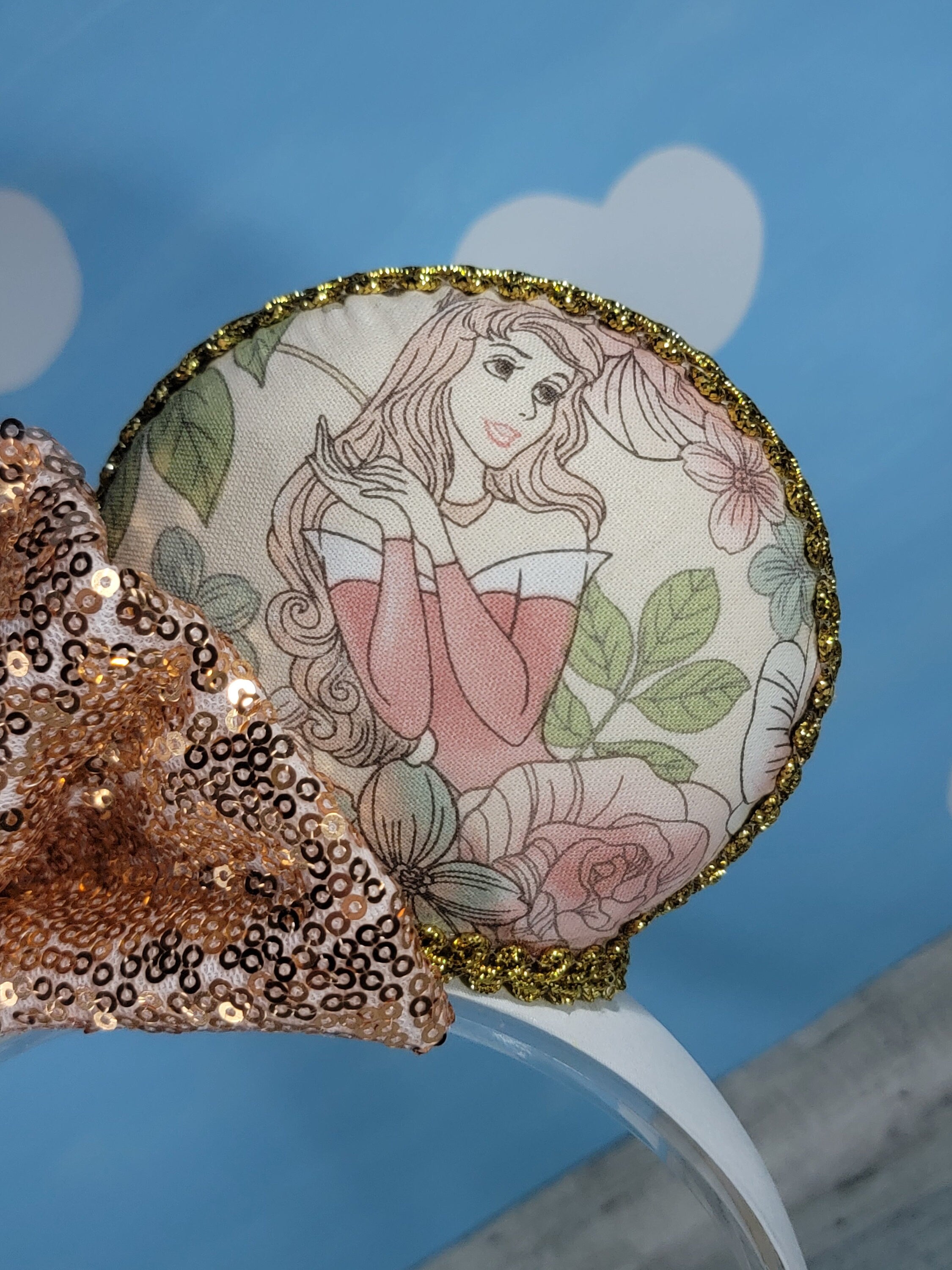 Floral Sleepy Princess Ears