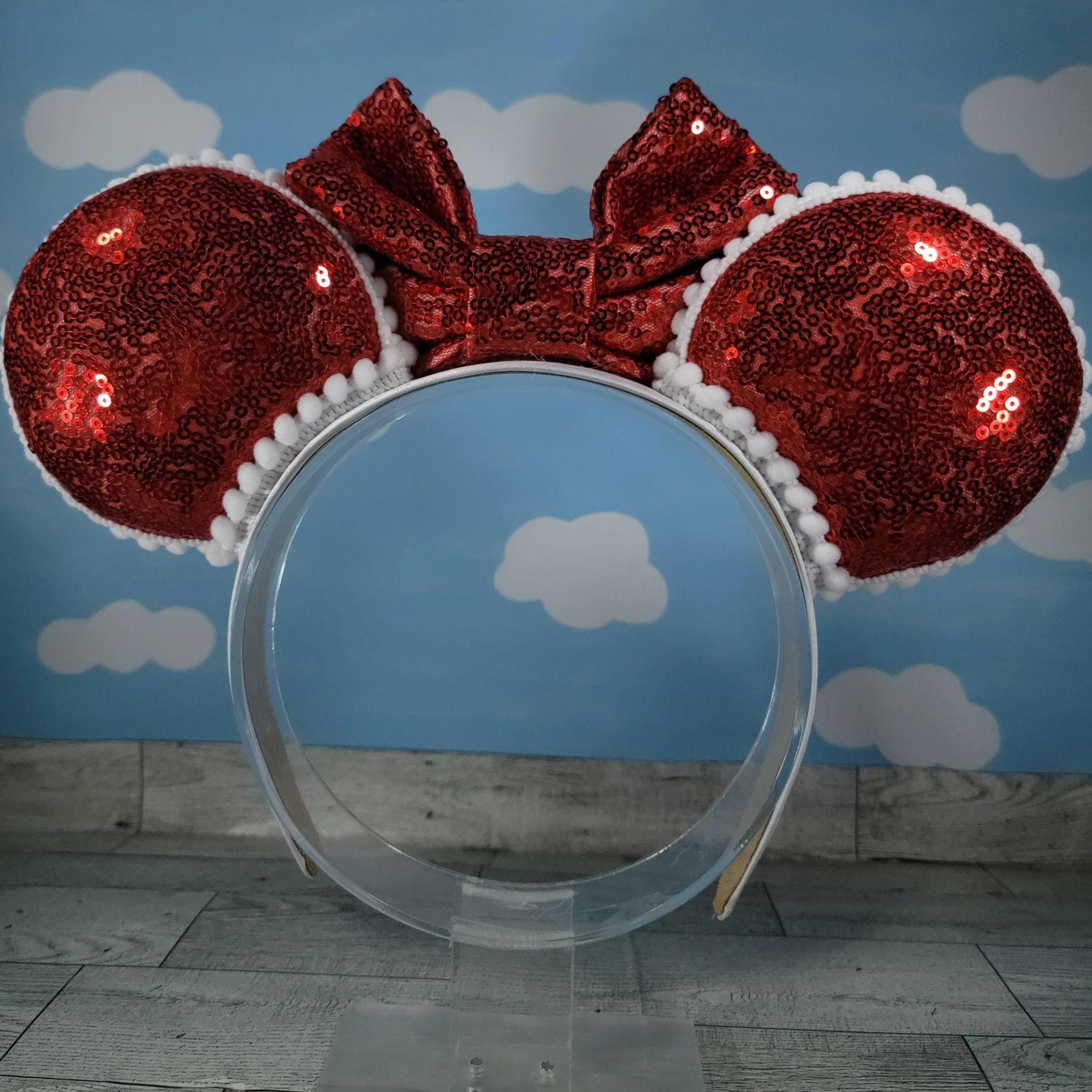 Red Peppermint Candy Ears