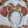 Pumpkin Plaid Ears
