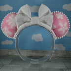 Pink Snowflake Ears