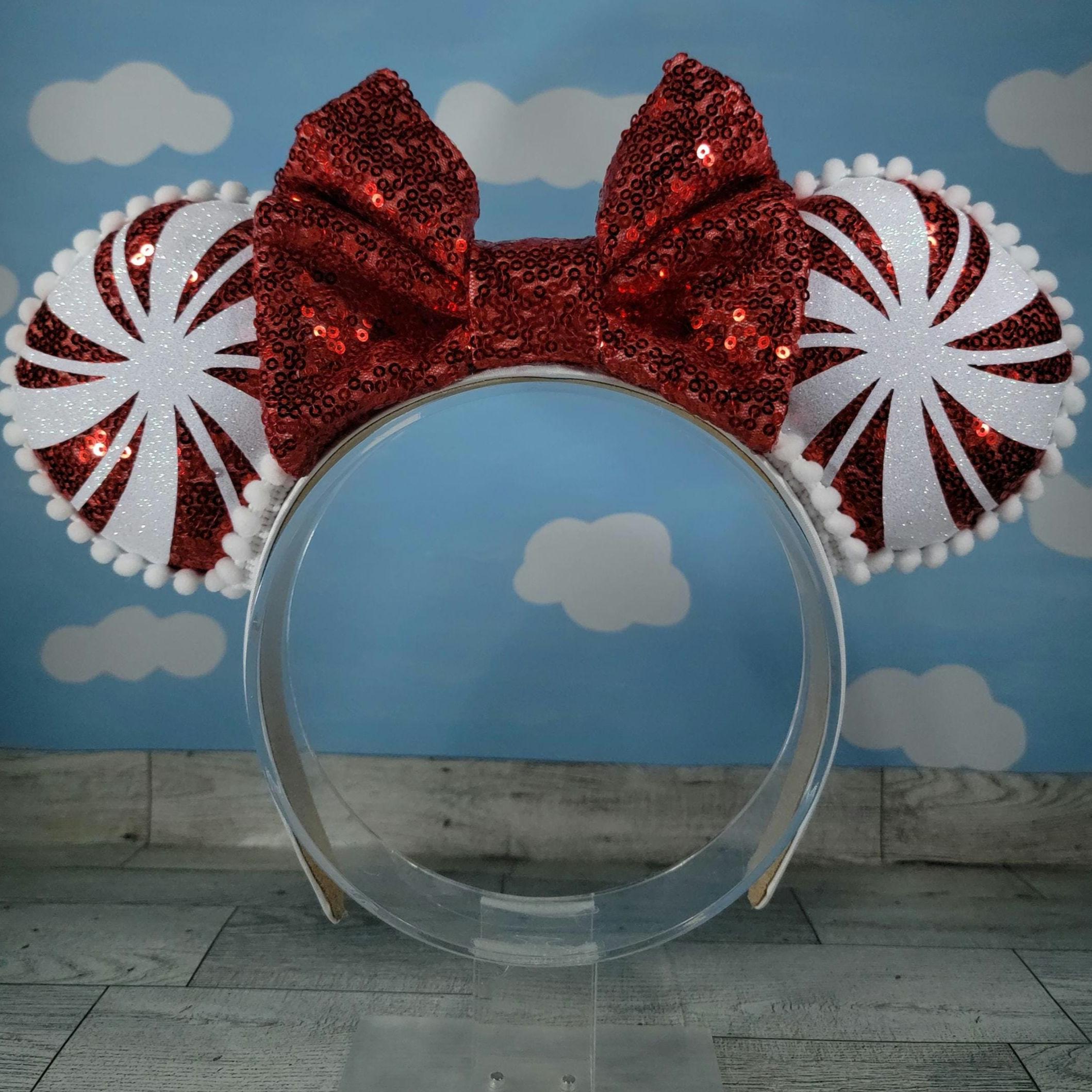 Red Peppermint Candy Ears