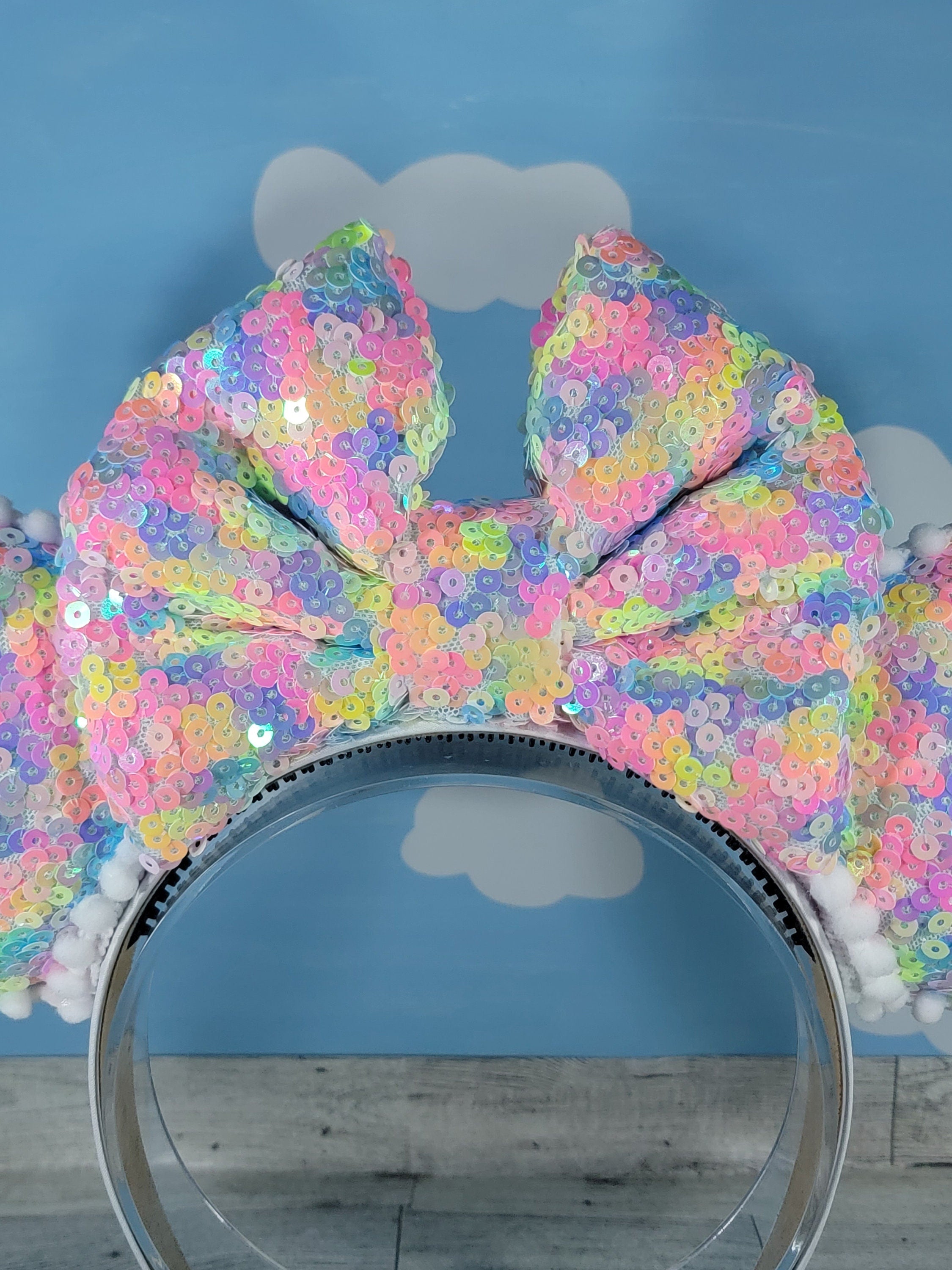 Rainbow Confetti Ears