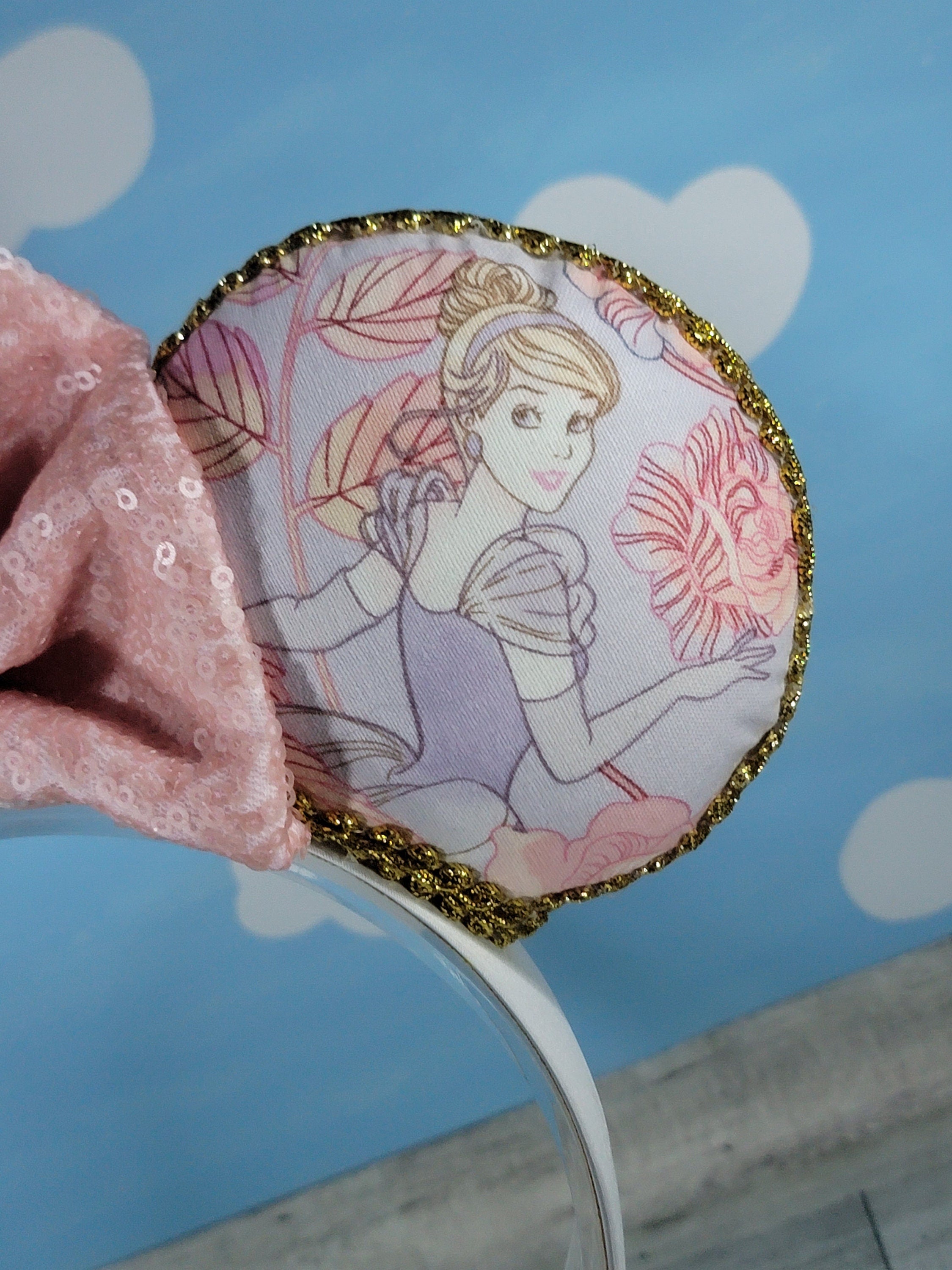 Floral Cinder Princess Ears