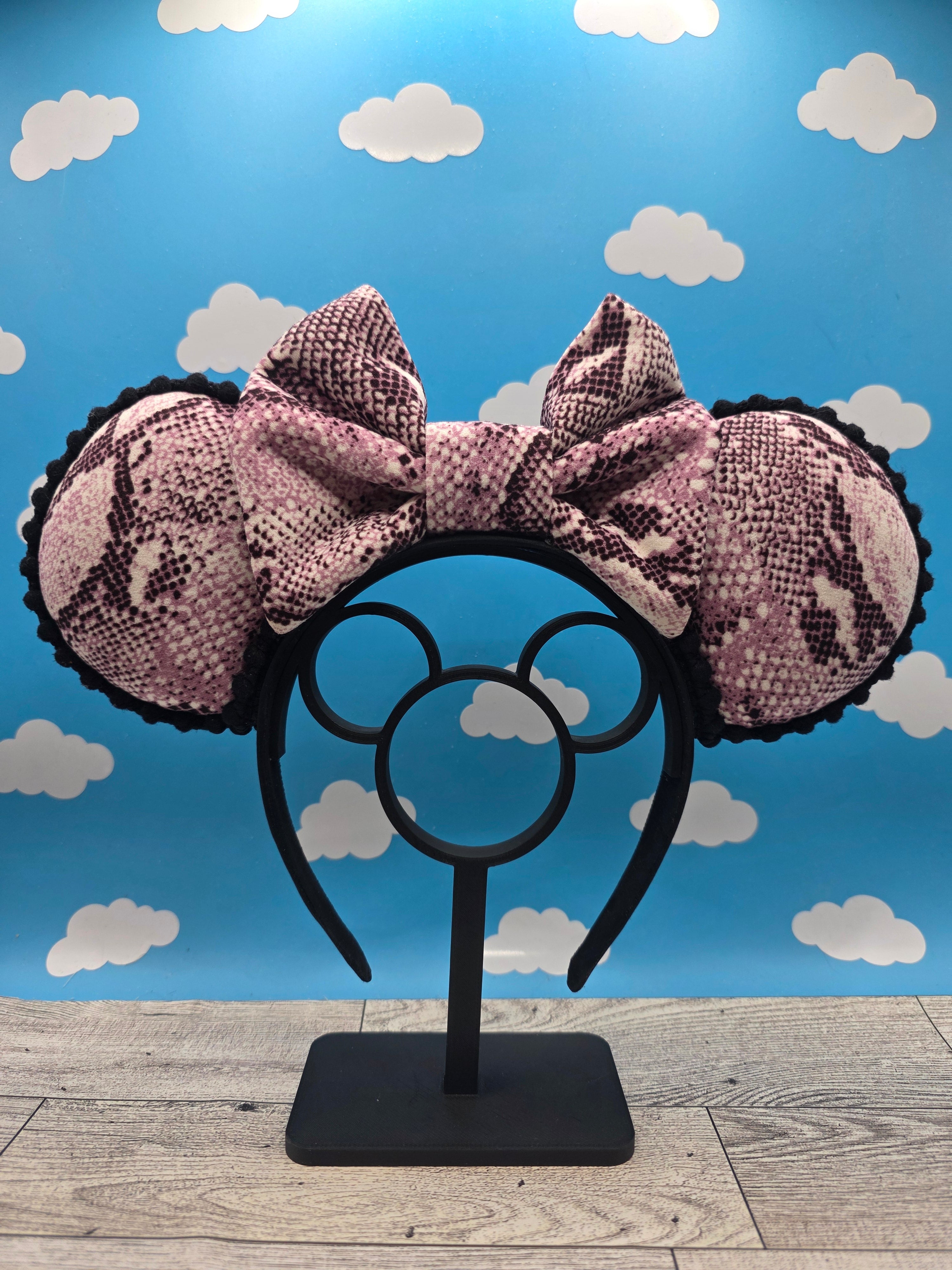 Pink Snake Skin Ears READY TO SHIP